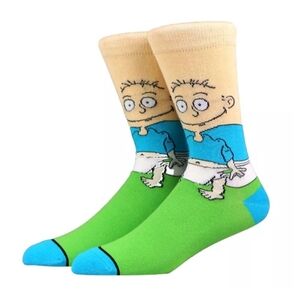 Rugrats | Tommy | Cartoon Character Socks | Gift | Green | Blue